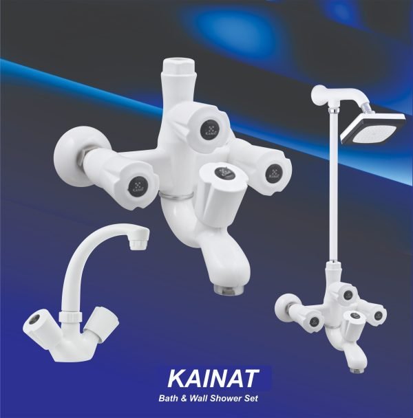 "KAINAT Bath and Wall Shower Set - Unmatched Elegance and Enduring Quality" - Image 3