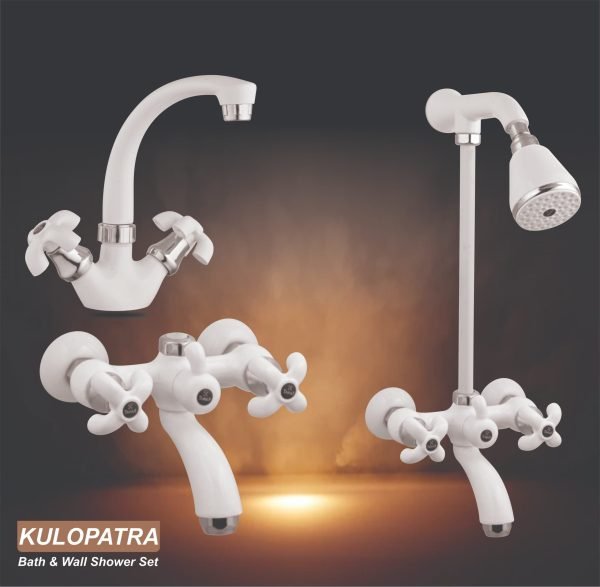 "KULOPATRA Bath and Shower Set - A.B.S Elegance with Dual Knob Innovation, Unveiling a New Standard in Luxury" - Image 2