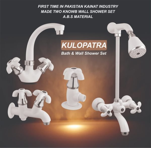 "KULOPATRA Bath and Shower Set - A.B.S Elegance with Dual Knob Innovation, Unveiling a New Standard in Luxury"