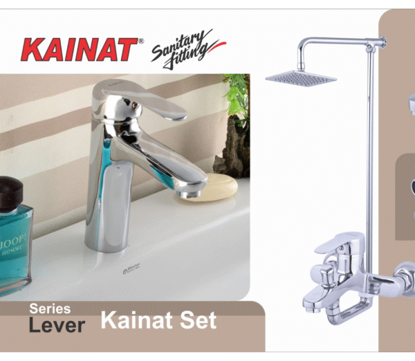 Kainat Bath Set – Liver Series | Elegant Brass Bathroom Fittings by Kainat Sanitary