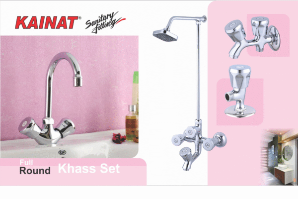 Round Series Khass Bath Set | Premium Brass Sanitary Fittings by Kainat Sanitary - Image 3
