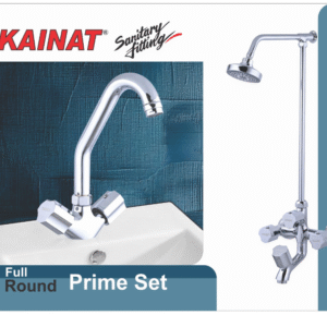 Prime Bath Set – Full Round Series | Premium Brass Sanitary Fittings by Kainat Sanitary